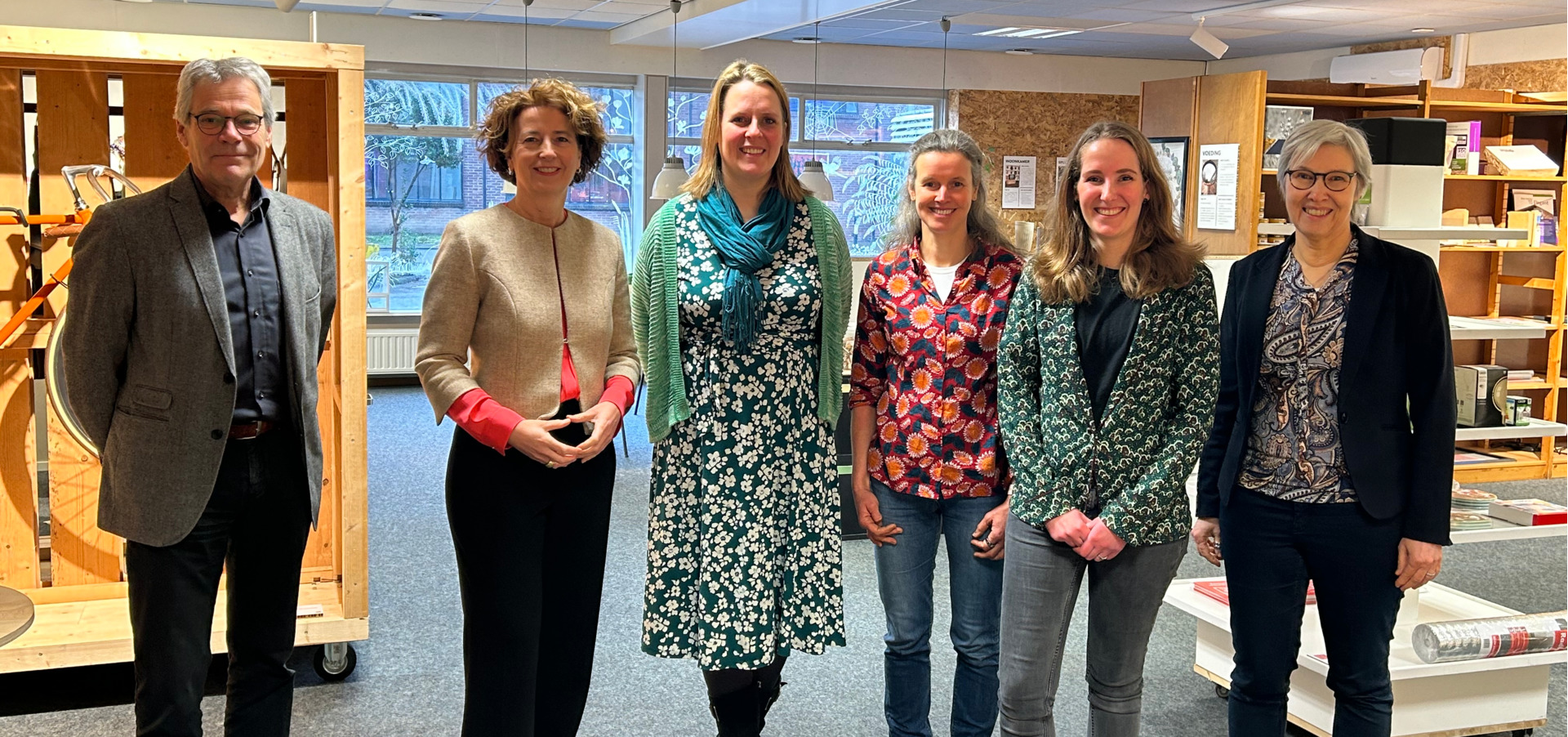 Burgemeester Hoogtanders op bezoek