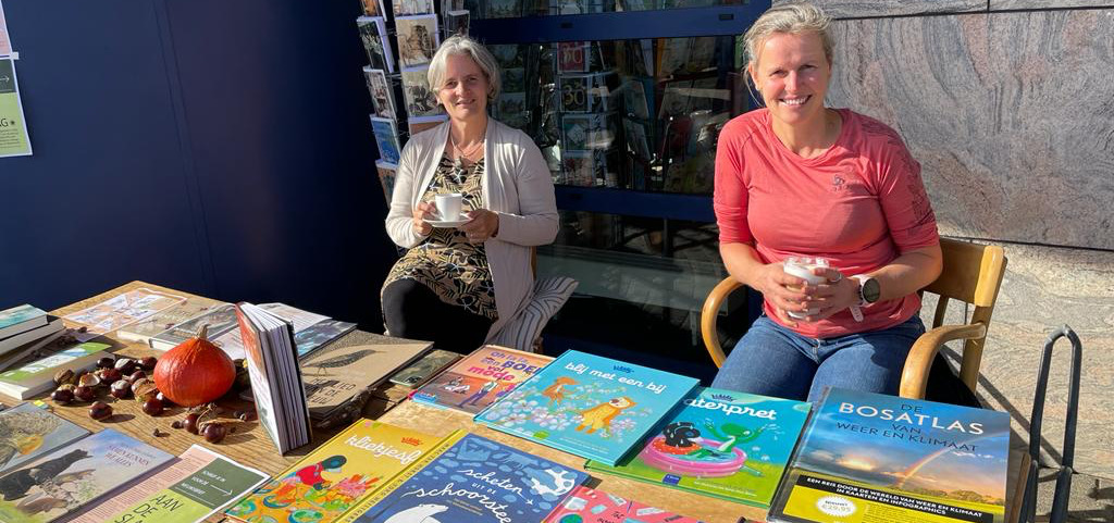 Gi-Ga-Groen bij boekhuis De Kleine Tovenaar