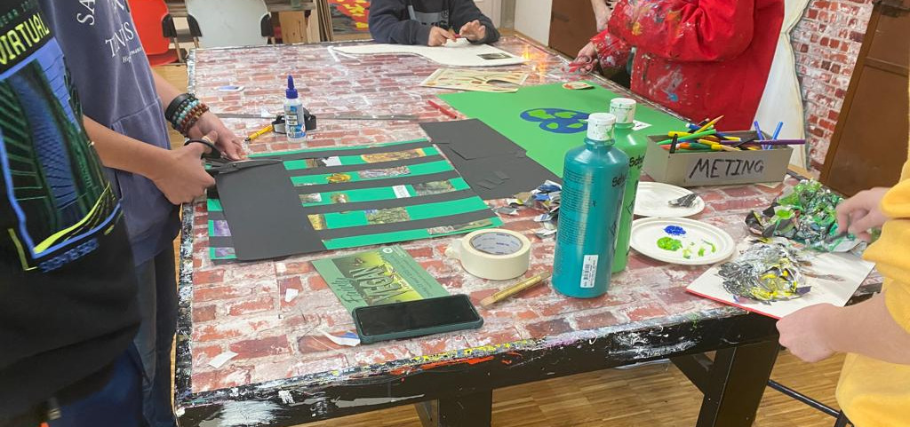 Leerlingen van Agora creëren een wereldbeeld