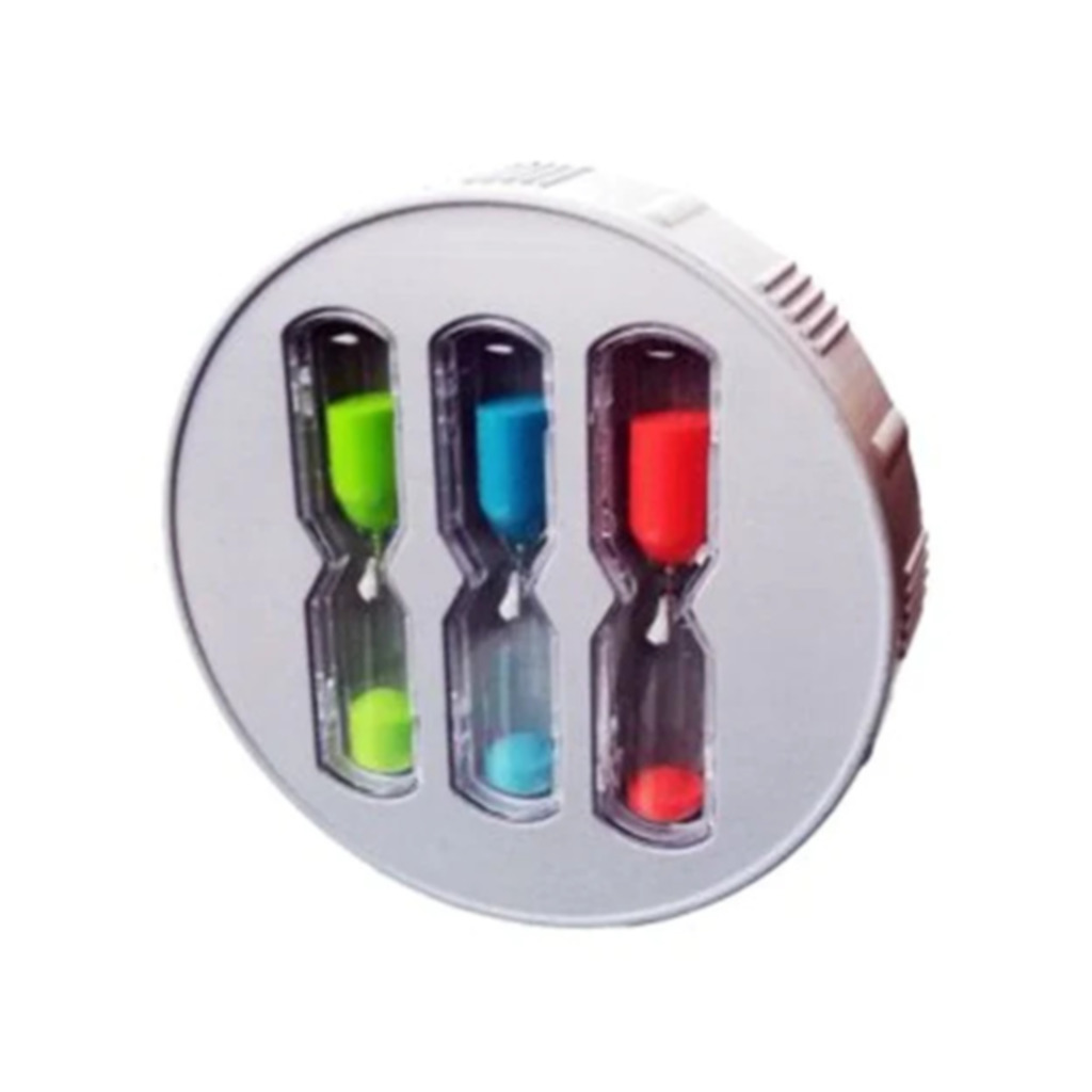 Douchecoach– 3 zandlopers 4 - 6 en 8 minuten